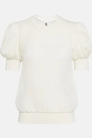 NOIR KEI NINOMIYA Ruffle-trimmed wool sweater