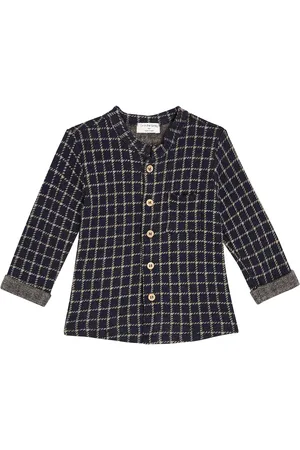 1+ IN THE FAMILY Baby Rick checked shirt