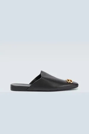 Balenciaga Cosy BB leather slippers