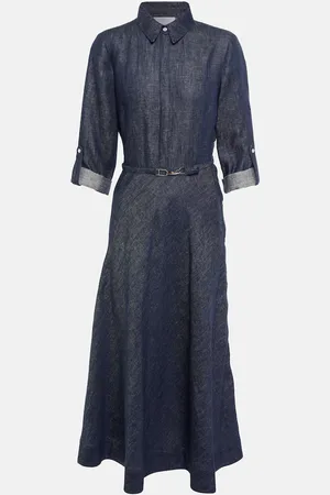 GABRIELA HEARST Marley denim midi dress