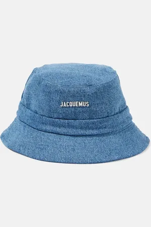 Jacquemus Logo denim bucket hat