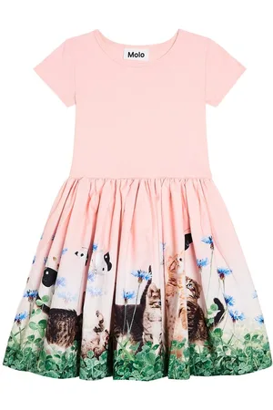 Molo Cissa floral cotton-blend dress