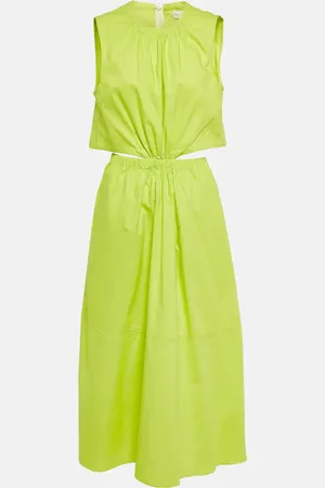 Proenza Schouler White Label cutout cotton midi dress