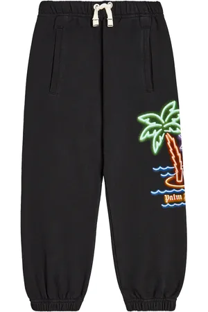 Palm Angels Printed cotton jersey sweatpants