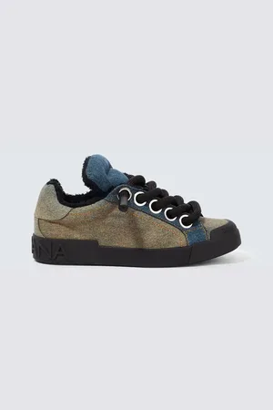 Dolce & Gabbana Portofino denim sneakers