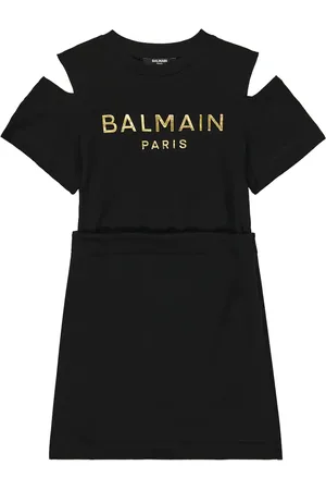 Balmain Cotton jersey T-shirt dress