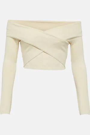 Simkhai Aiden off-shoulder knit top