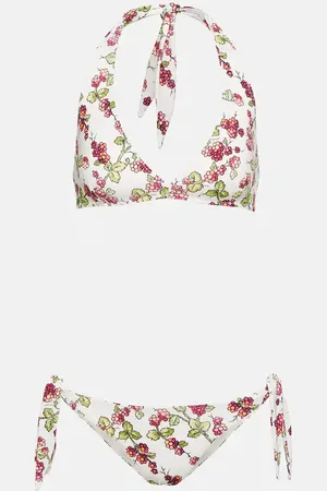 Etro Floral halterneck bikini
