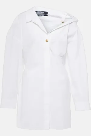 Jacquemus La Mini Robe Chemise cotton shirt dress