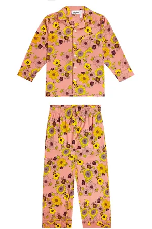 Molo Lex floral cotton pajamas