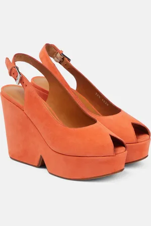Robert Clergerie Dylan suede platform sandals