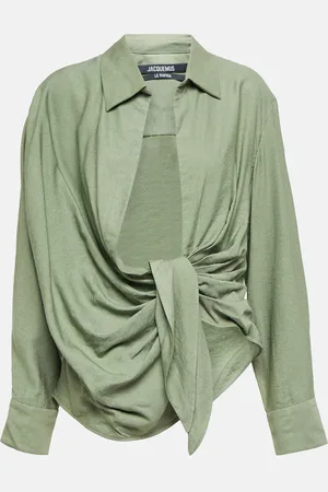 Jacquemus Le Bahia tie-front shirt