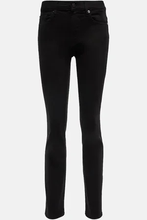 7 for all Mankind Roxanne mid-rise skinny jeans