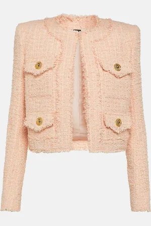 Balmain Cropped tweed jacket