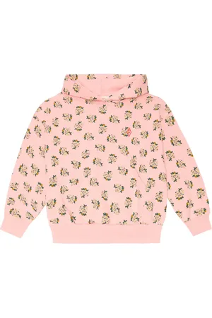 The Animals Observatory Beaver floral cotton hoodie