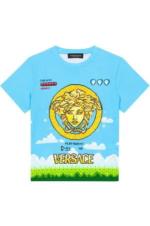 VERSACE Video Game Medusa cotton T-shirt