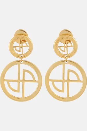 Patou Logo drop earrings