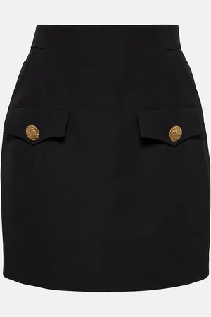Balmain Wool miniskirt