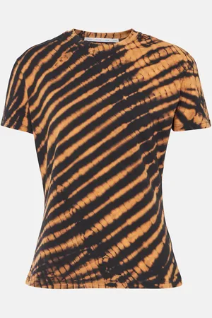Proenza Schouler White Label Finley tie-dye cotton-blend T-shirt