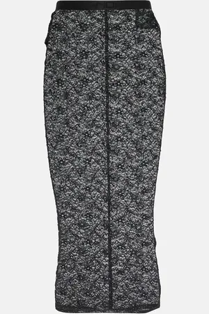 Alessandra Rich Lace pencil skirt