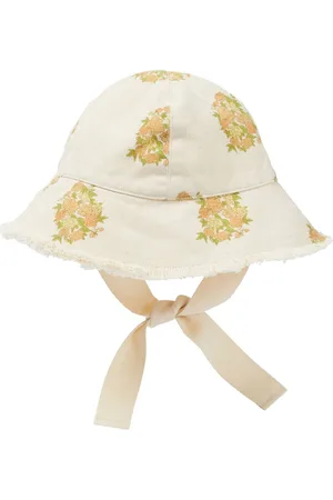 The New Society Loretta floral denim bucket hat