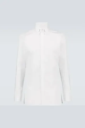 Givenchy Long-sleeved logo plaque shirt