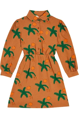 The Animals Observatory Pigeon printed cotton dress