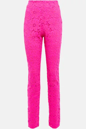 ROTATE High-rise lace pants