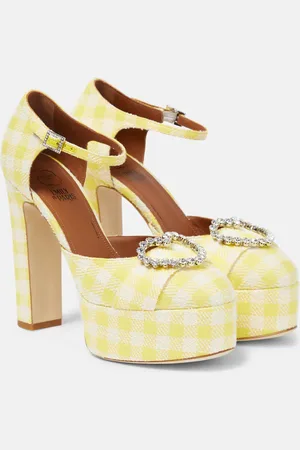 MALONE SOULIERS Camille 130 embellished platform pumps