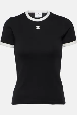 Courrèges CourrÃ¨ges Logo cotton jersey T-shirt