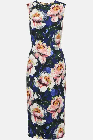 Dolce & Gabbana Floral cady midi dress