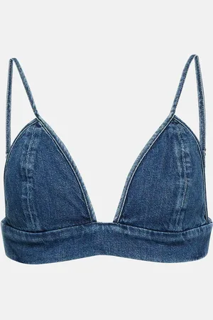 AGOLDE Denim bralette