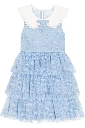Self-Portrait Embroidered floral dress