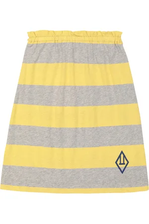 The Animals Observatory Striped cotton skirt