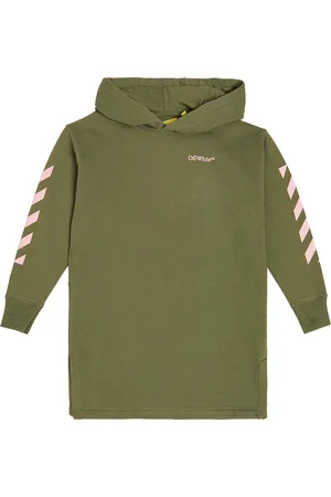 OFF-WHITE Logo cotton sweater dress