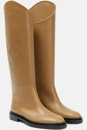 Jil Sander Lucie leather knee-high boots