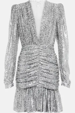 Costarellos Libby embellished ruched minidress