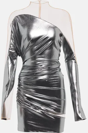MUGLER Paneled minidress