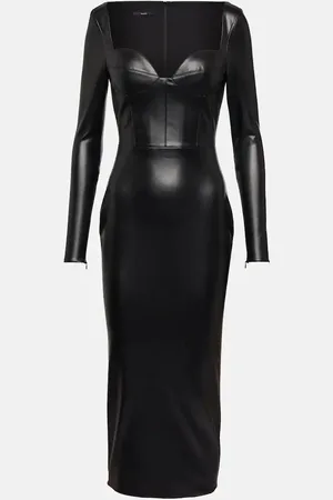 ALEX PERRY Blade sweetheart midi dress