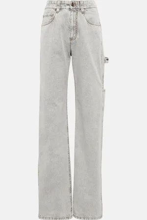 Brunello Cucinelli High-rise straight jeans
