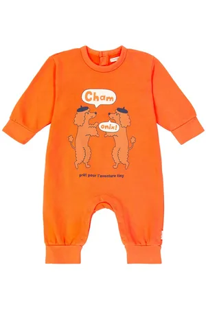 Tiny Cottons Baby Chamonix Poodles cotton playsuit