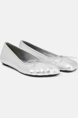 Balenciaga Fetish leather ballet flats