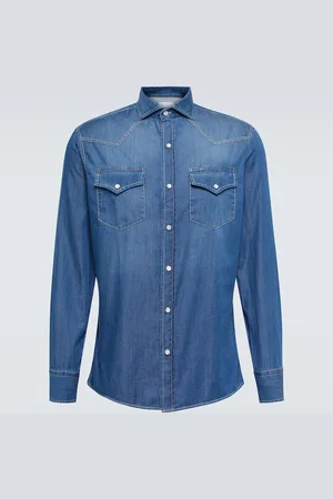 Brunello Cucinelli Denim Western shirt