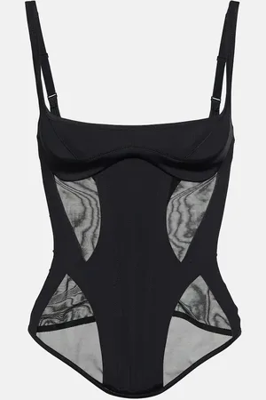 MUGLER Bonded Illusion bustier
