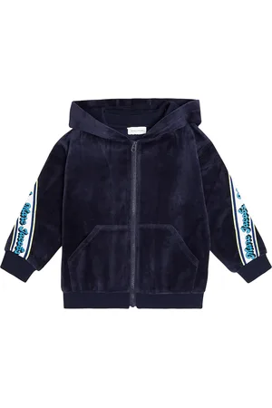 Marc Jacobs Logo velvet hoodie
