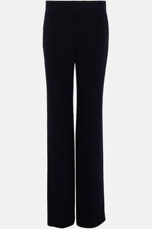 Chloé ChloÃ© High-rise cashmere and wool wide-leg pants
