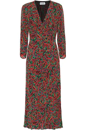 RIXO London Katie printed crÃªpe midi dress