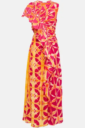 ULLA JOHNSON Lali printed silk maxi dress