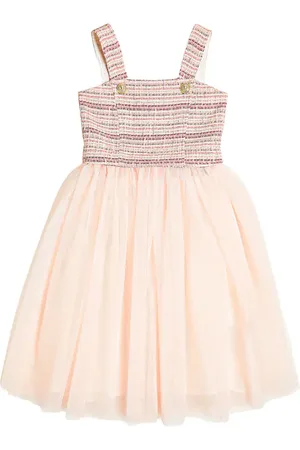 Balmain Cotton-blend tweed dress