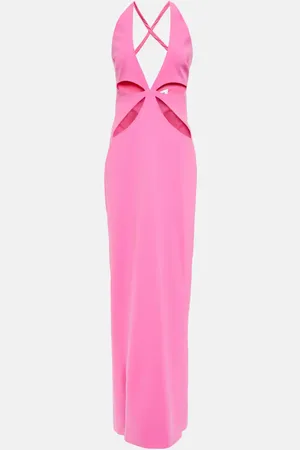 Monot MÃ´not Cutout halterneck gown